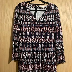 Tory Burch Long Sleeve Mini Dress